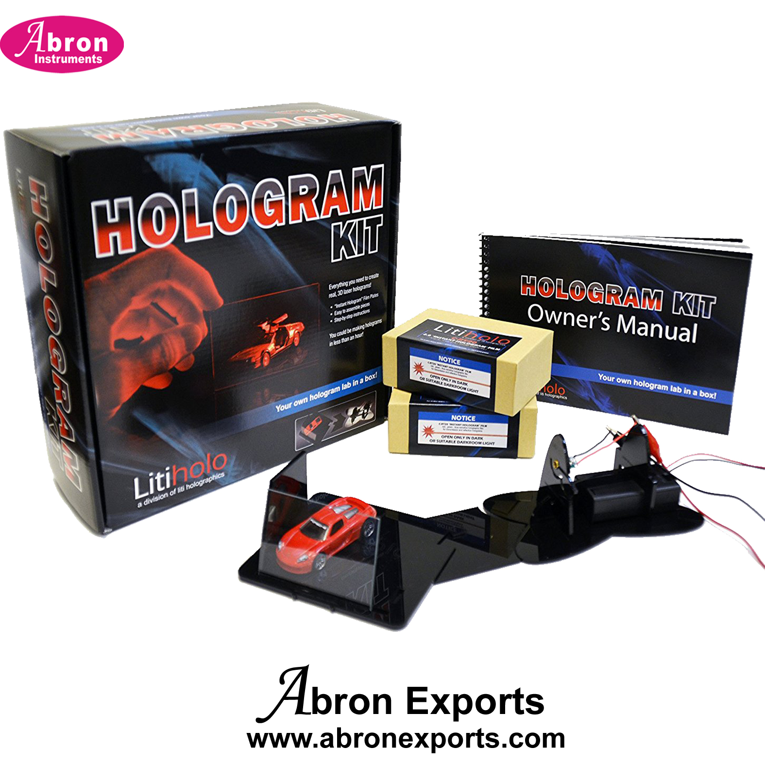 Holography Laser Study Kit Easy Setup Abron AR-1030E 